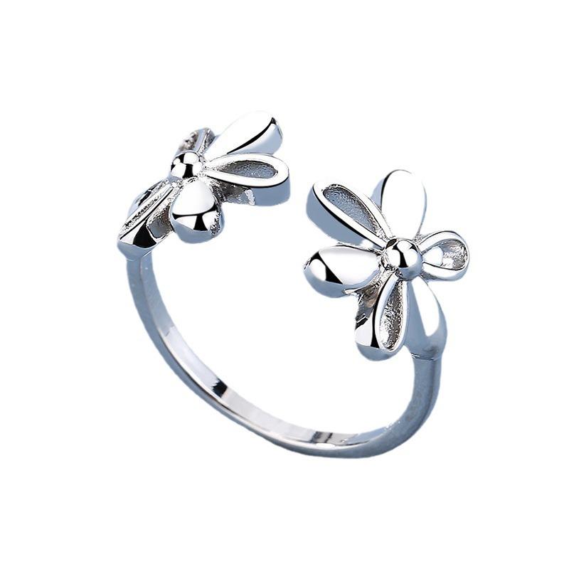 2022 Women's Flower Open Ring - Blogger Style with Girlish Charm