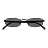 Prada Original Design Metal Frame Rectangular Sunglasses Unisex sunglasses Black PRB54S-1AB5Z154