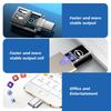 AAAYS1 Car Type-C To USB-A Interface Mini Converter Charging Adapter For Opel Astra G H J K F Corsa D Zafira B Insignia Mokka Regal