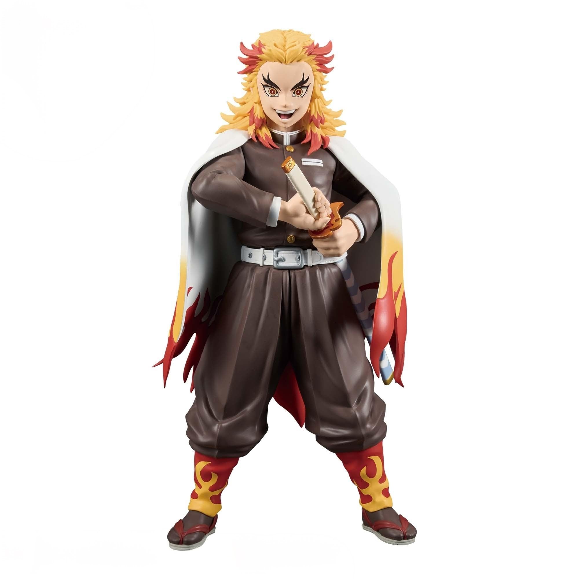 

Demon Kimetsu no Yaiba Figure Rengoku Kyojuro Grandista 24cm Slayer Size Approx.