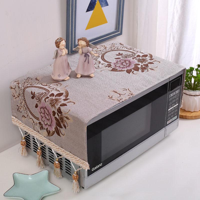 Europe Decorative Microwave Oven Covers Kitchen Dust-proof Protective Cover Universal Multi-functional Bedside Table Protector