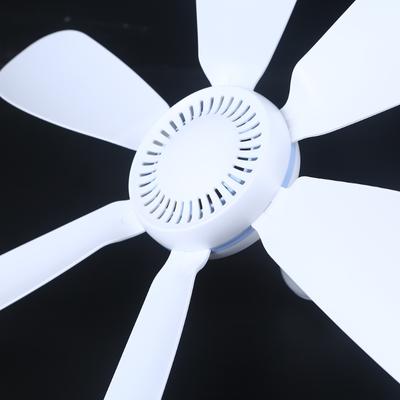 220V 20W 6 Leaves Speed 16.5" Ceiling Fan Mini Fan Dormitory Hanging Fan with 1.8m Power Cable On Off