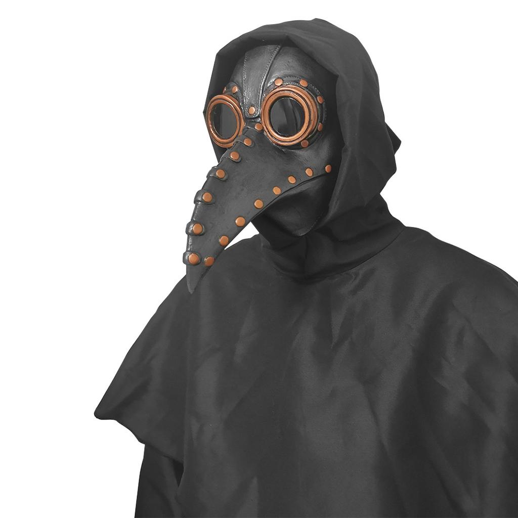 2020New European and American punk-style plague doctor bird beak mask for Halloween costume parties