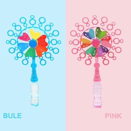 1 Set Bubble Machine Creative Windmill Bubble Maker Machine Manual Blowing