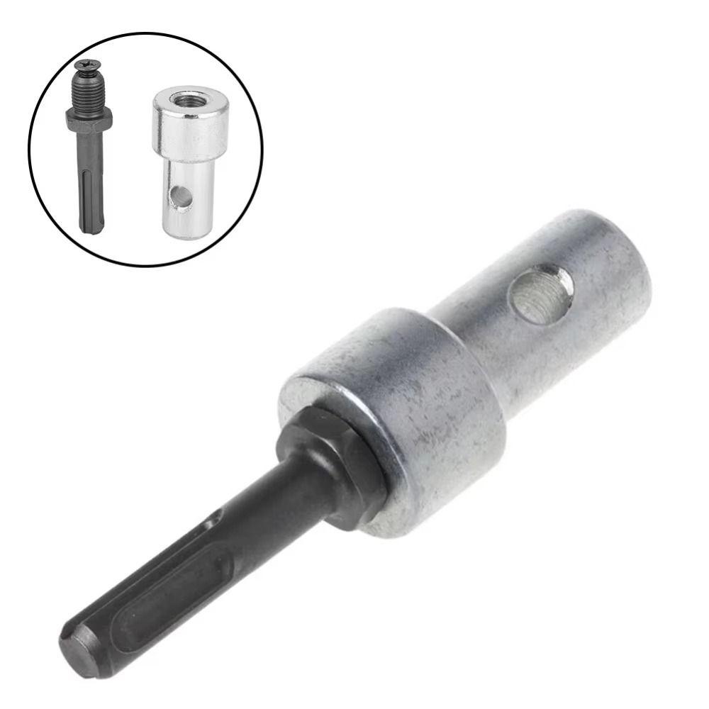 4 PCS Carbon Steel Drill Bit Adapter Round Shank Garden Drill Adapter Power Tool Parts