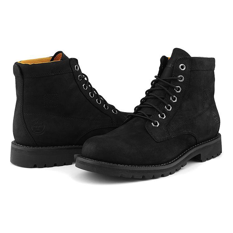 Timberland Mid Calf Martin Boots Men Boots Black A44P1