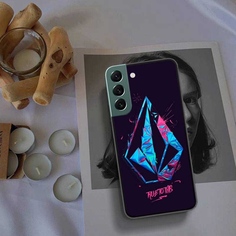 Volcom Logo Phone For Samsung S25 Edge Galaxy S22 Ultra S21 S10 S9 Plus S20 S23 S24 FE Case S10E Cover Silicone Soft Coque Funda