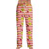 Pajama Pants Sleepwear Casual Drawstring Elastic Waist Pants Comfy Straight Yoga Loose Trousers