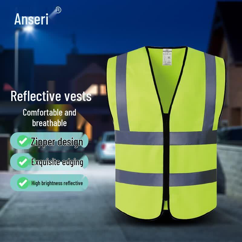 Ansell 28207 Reflective Safety Vest флуоресцентный зеленый