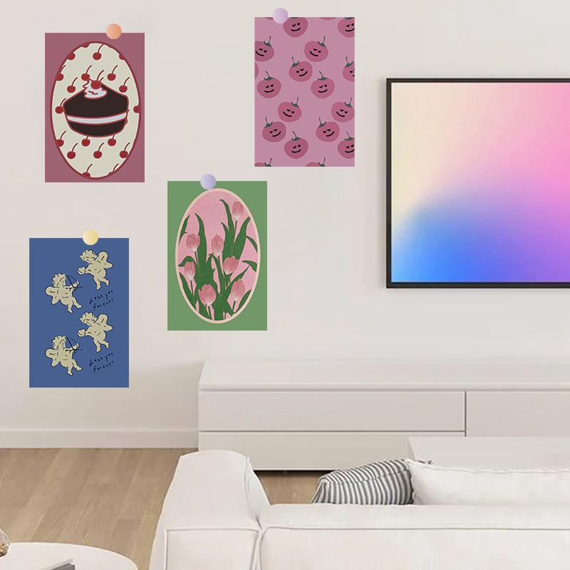 10PCS Korean Series Stickers Posters Nostalgia Laptop Aesthetic Luggage Photography Art Living Gift DIY Decal Greeting Card