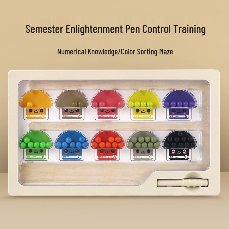 

Магнитный лабиринт с цифрами для детей - Развивающая игрушка на концентрацию