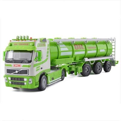 1/50 Car Model Toy Simulation Alloy Oil Tank Truck Model Die-casting Car Toy Model for Children