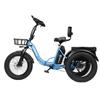 ESKUTE T302 Pro Elektrische Bakfiets, 48V 20.8Ah Batterij, met Achterzitje met Rugleuning & Voor-/Achtermandjes
