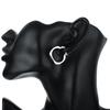 925 Silber Schmuck Ohrringe für Frauen Fashion Square Hoop Ohrring weibliche Party Geschenke
