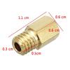 12Pcs Motorcycle Carburetor Main Jet Carburettor Main Nozzle Gauge Nozzle For Mikuni Vm Tm Carb 90- 200