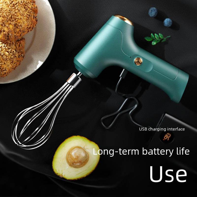 Wireless Handheld Electric Egg Beater for Cream & Egg Whites - Home Baking Gadget