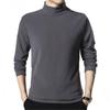 Woodpecker Men's Double-Brushed Long Sleeve Semi-High Collar Top for Autumn/Spring