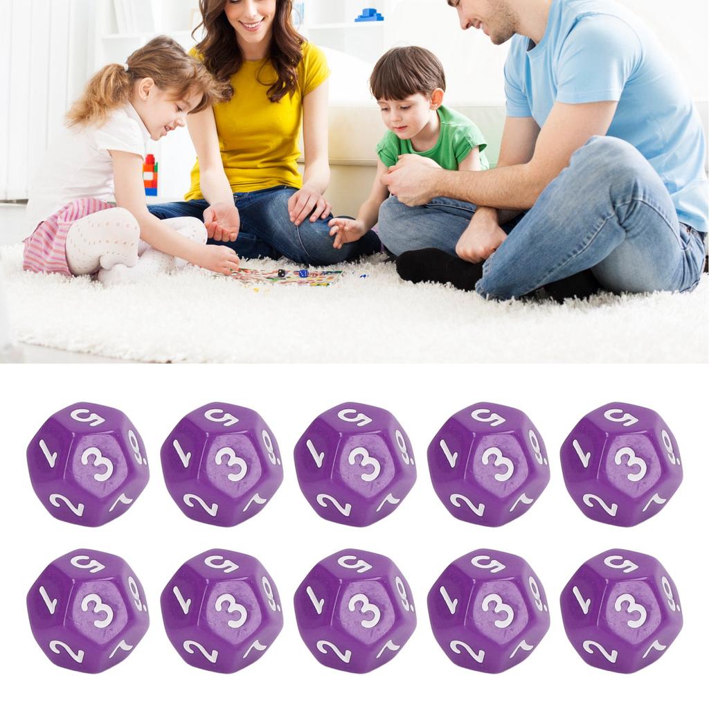 40Pcs 12 Sided Dice Set Polyhedral Dice for Family Party Board Game Pub Game