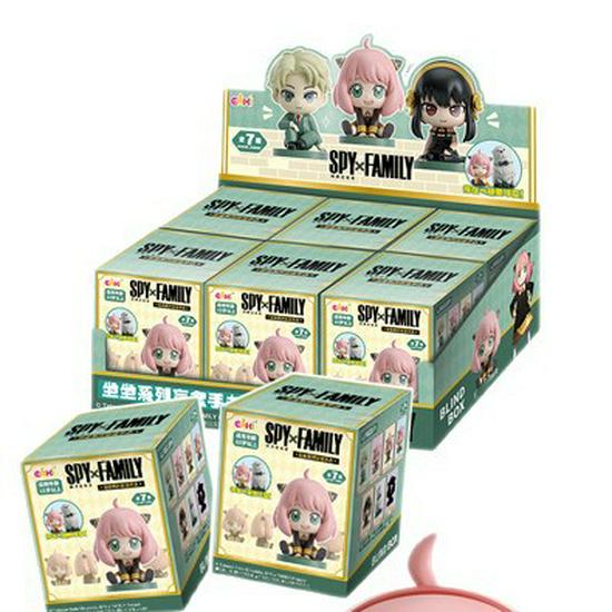 Yiqi Spy x Family Sit-Sit Series Anya Figure - Cute Desktop Ornament