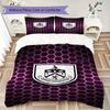 Burnley Fc Pattern Bedding Uilt Set Uilt Cover Pillowcase Home Decoration Birthday Gift (1*duvet Cover + 2*pillowcase Without Core)