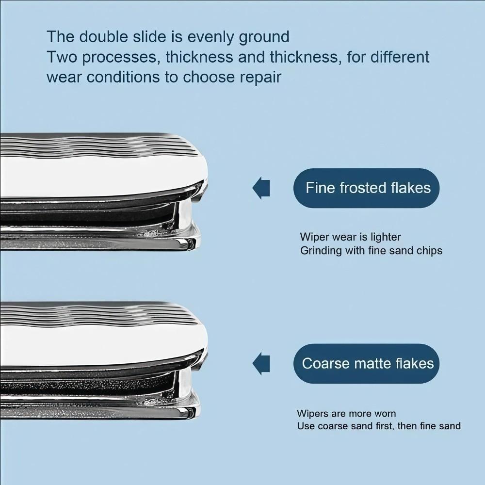 Universal Automotive Wiper Repairer Quick Wiper Repair Windshield Wiper Cleane Smooth Auto Windshield Wiper Refurbish Tool White