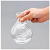 Glass Sake Carafe with Ice Pocket, 200cc, Dishwasher Safe