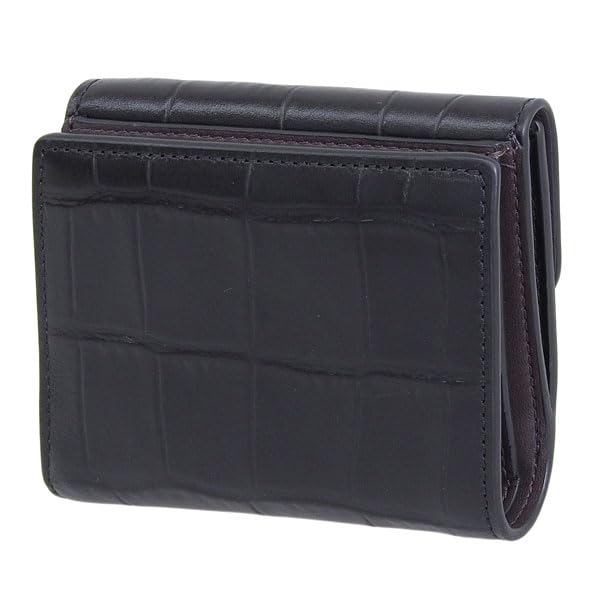 Wallet Bifold Folding Wallet Compact Outlet Brand Leather CM263 [Coach] Women's (BLACK/Black) [Item]