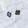 Silver Earrings with Natural Sapphire 7.05ct, Cubic Zirconia (2162582)