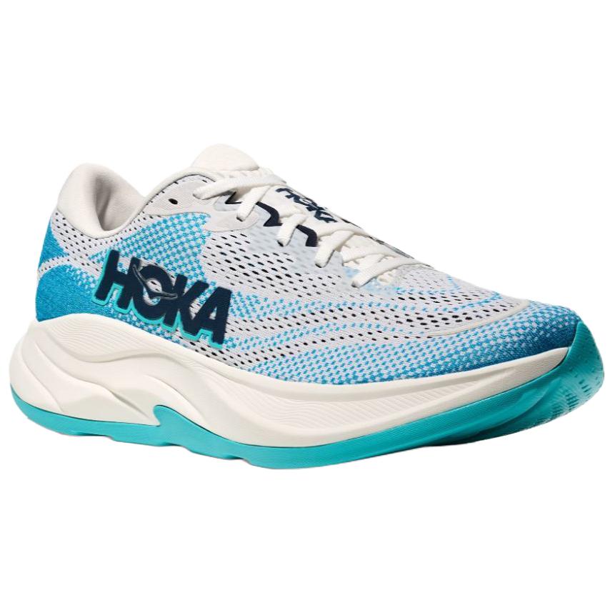 HOKA One One Rincon 4 Comfortable Versatile Non-Slip Durable Low-Top Running Shoes Men Running Shoes Gray Blue 1155130-FSK