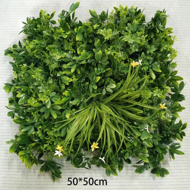 Flame-Retardant Green Wall: Anti-Aging Lawn Decoration for Malls & Backgrounds