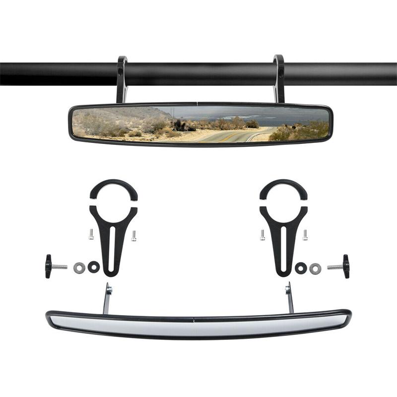 15" Wide Rear View Race Mirror Convex Mirror w/. 1.75" Clamp ATV UTV for Polaris