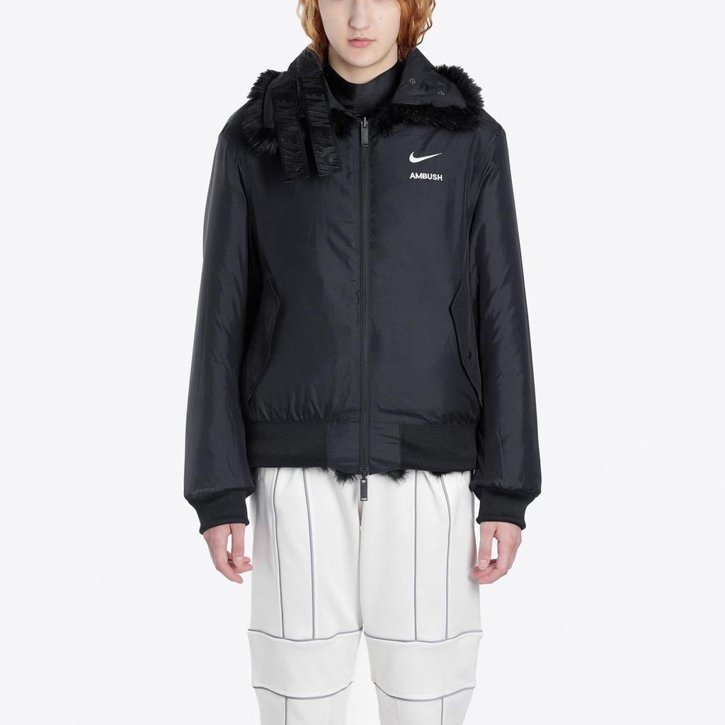 Nike X Ambush Womens Reversible Faux Fur Coat AQ9225-010