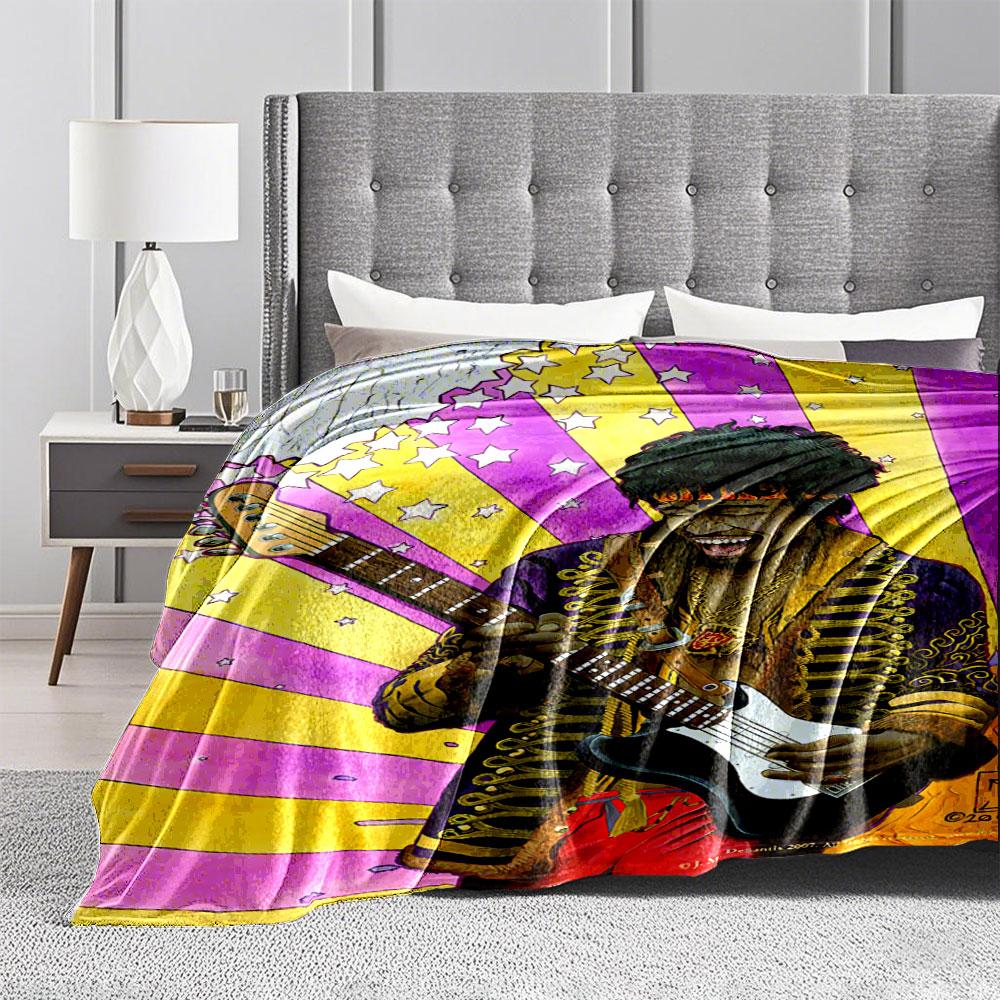 Rock Legend Vibrant Blanket for All Seasons Blanket Lunch Break Throw Gift