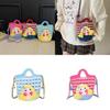 Cartoon Knitted Crossbody Bag With Shy Girl Design For Women Winter Fashion Trendy Casual Womens Accessory