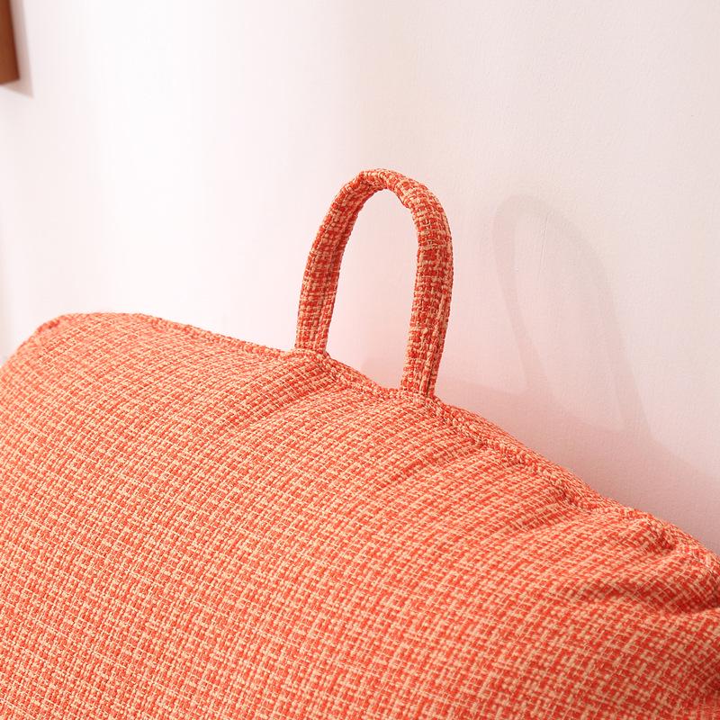 Großes Rückenlehnen-Lesekissen-Set mit Arm- und Nackenstütze - Füllung aus Perlenbaumwolle