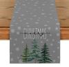 Christmas Table Runner Plaid Seasonal Farmhouse Holiday Table Cloth Home Party Decoration