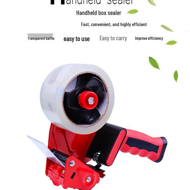 50mm Metal Handheld Carton Sealer Tape Dispenser and Cutter