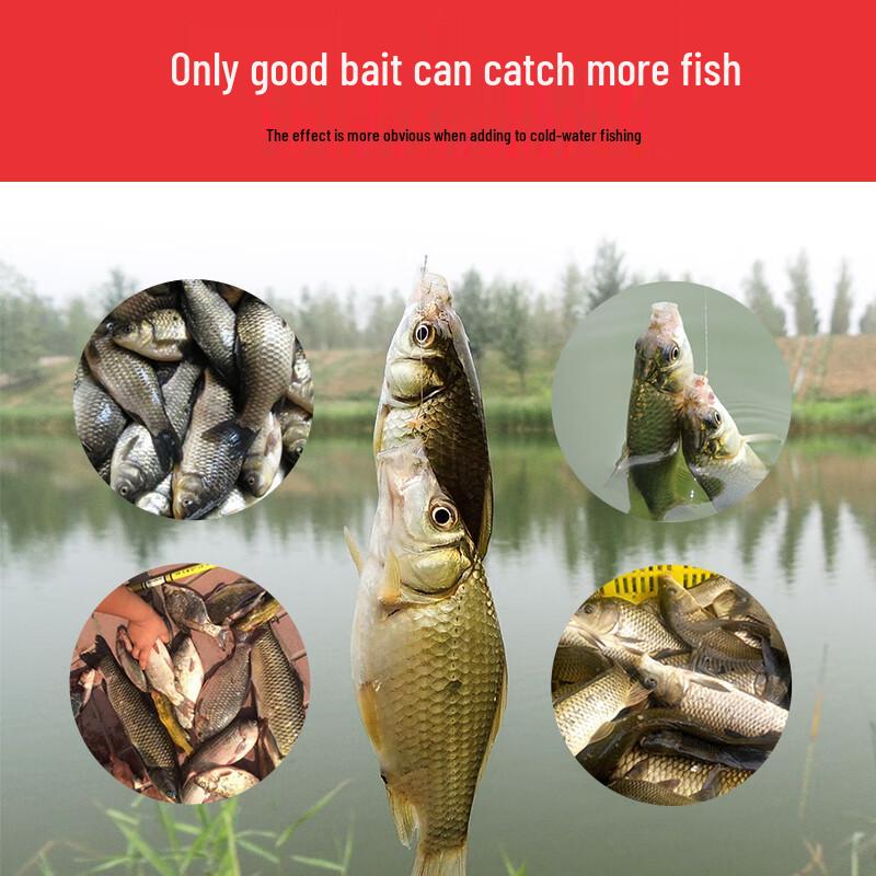 Polvo para Cebo de Pesca Gusano Rojo Diaoyuwang
