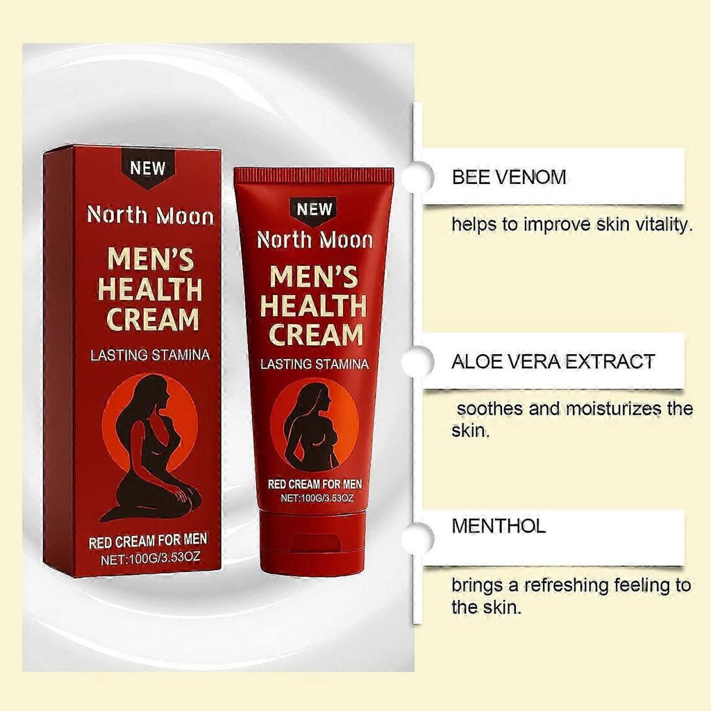 Männergesundheit Creme Tiefenfeuchtigkeit Pflege Aktive Energie Feuchtigkeitscreme für Gesundheit Schnell einziehende Massage Körpercreme für Männer
