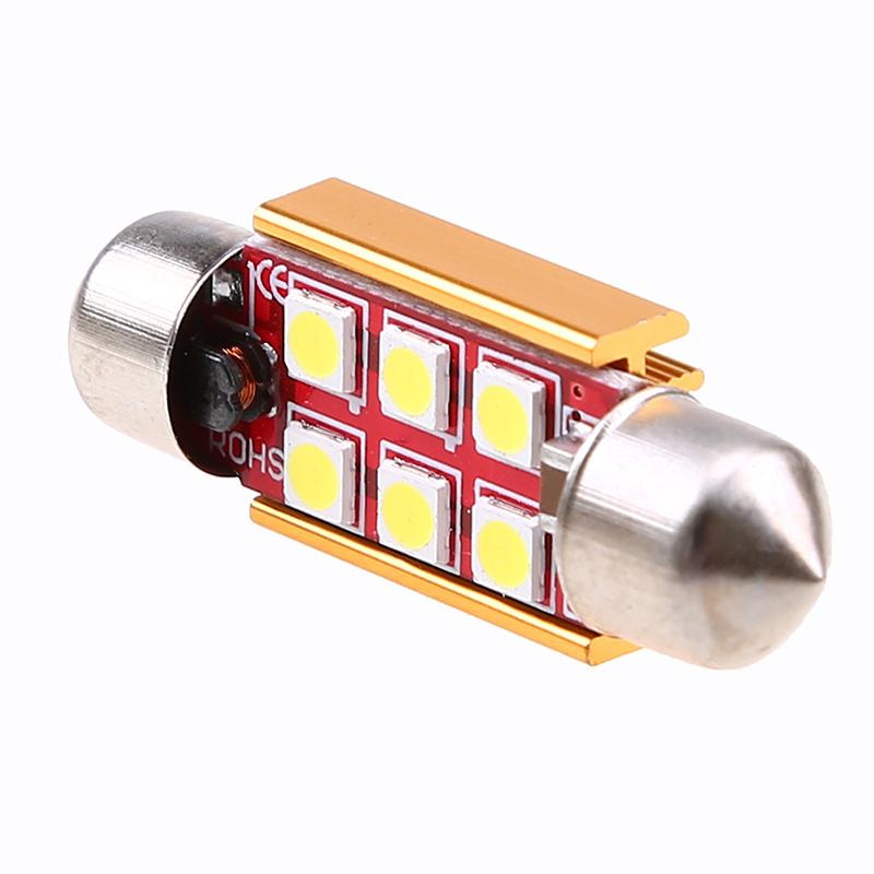 Festoon Canbus 31/36/39/41mm LED Canbus Error Free 4/6SMD 3030 LED Car Interior Light Bulbs Auto Reading Lights White/Ice Blue