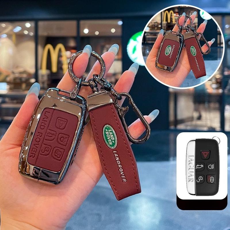 2024 Sonderedition Land Rover Schlüsselhülle für Range Rover Discovery 4 Sport / Evoque / Defender / Velar Auto Schale Schnalle Tasche