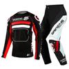 TAILLE 20 22 24 26 28 saimeng ensemble d'équipement pour enfants enduro motocross maillot pantalon mx kits moto VTT Course Off Road pour jeunes combinaison