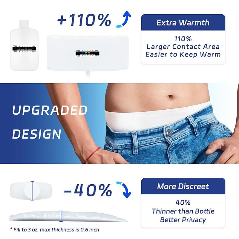 1 Set Urine Test Complete Kit With Adjustable Belt And Temperature Test Strips Silicone Funnel Urine Test Kit For Hospital Home