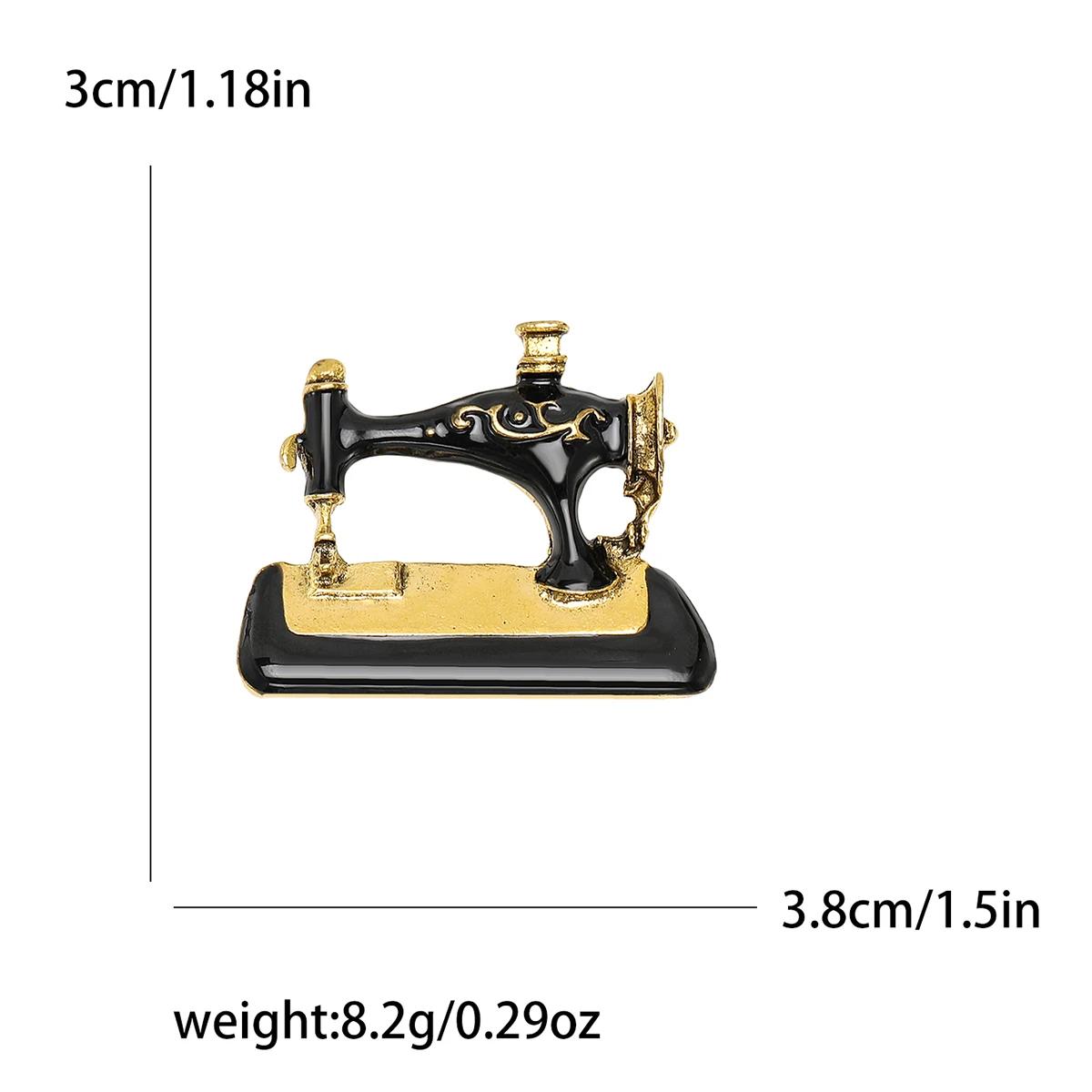 

Эмалевые броши для швейной машины для женщин, унисекс, жемчужные булавки для швейных инструментов, банкетные вечеринки, рюкзаки, подарки, ювелирные аксессуары