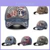 Berretto da baseball trucker vintage retrò invecchiato per uomo e donna