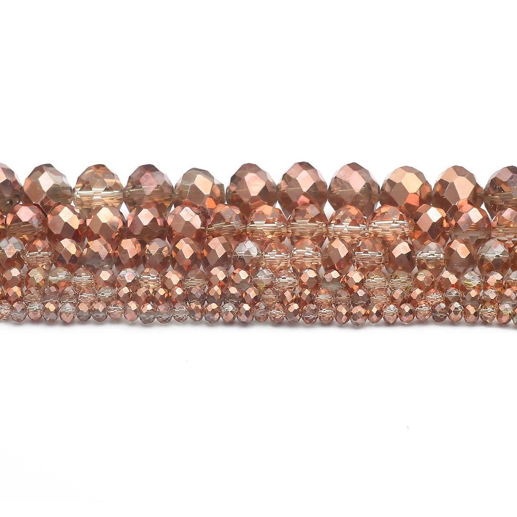 65-168Pcs Glass Crystal Loose Spacer Beads for Jewelry Making DIY Bracelet Earrings