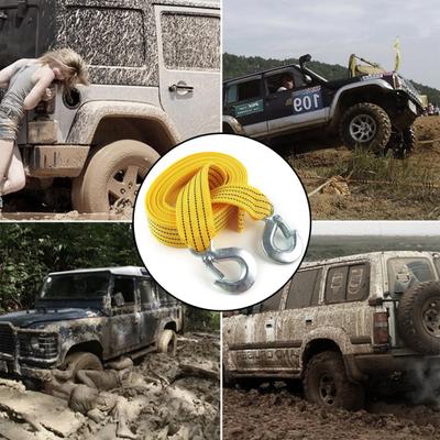 Yousheng Car Traction Rope Heavy-duty Nylon Car Towing Rope Durable Emergency Car Tow Strap for Vehicles Auto