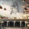 Wrought Iron Metal Wall Decor for Home Garden Christmas Easter Holiday Gift