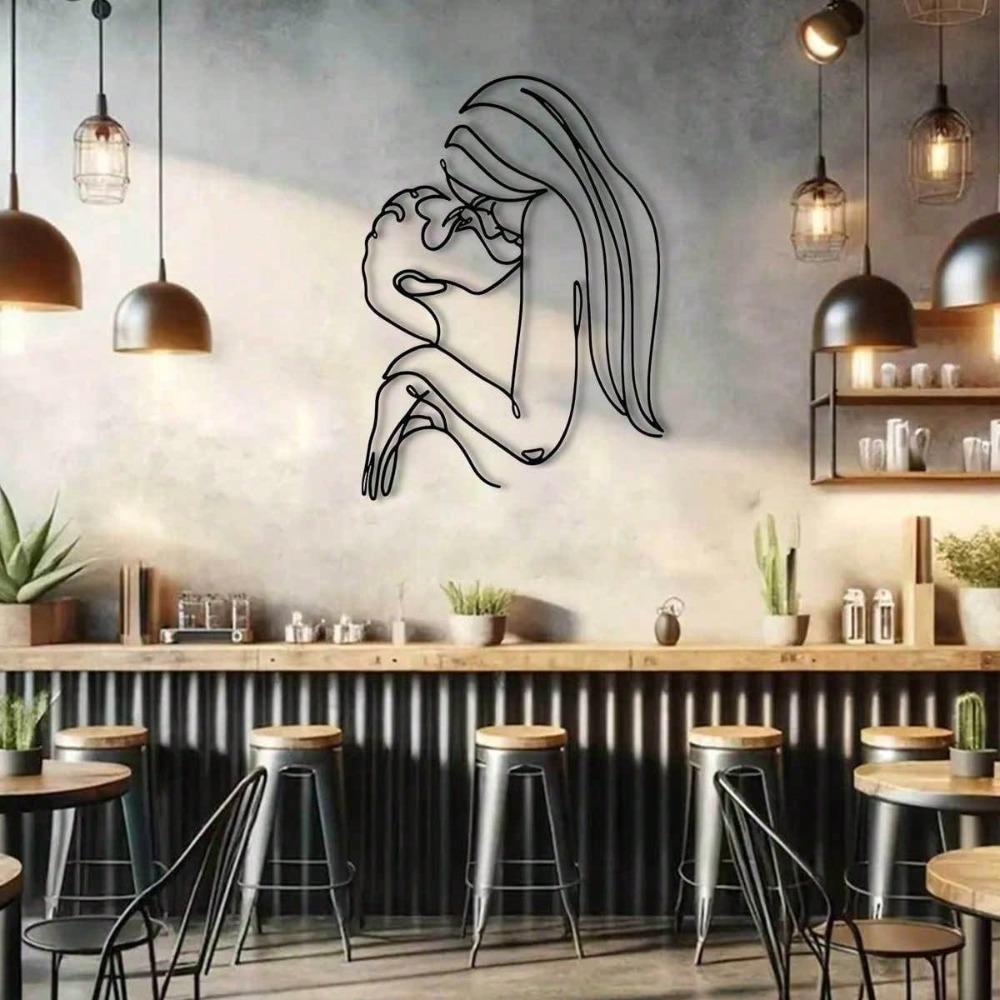 Wrought Iron Metal Wall Decor for Home Garden Christmas Easter Holiday Gift