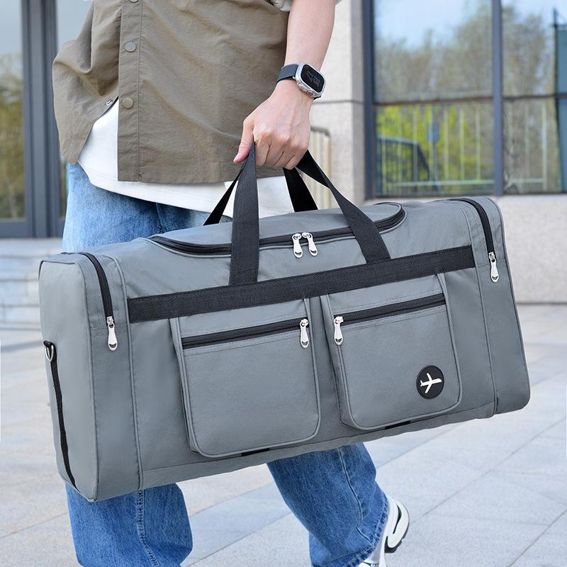 Torba Podróżna z Tkaniny Oxford o Dużej Pojemności - Torba na Ramię, Bagaż Rejestrowany, Składana do Przechowywania